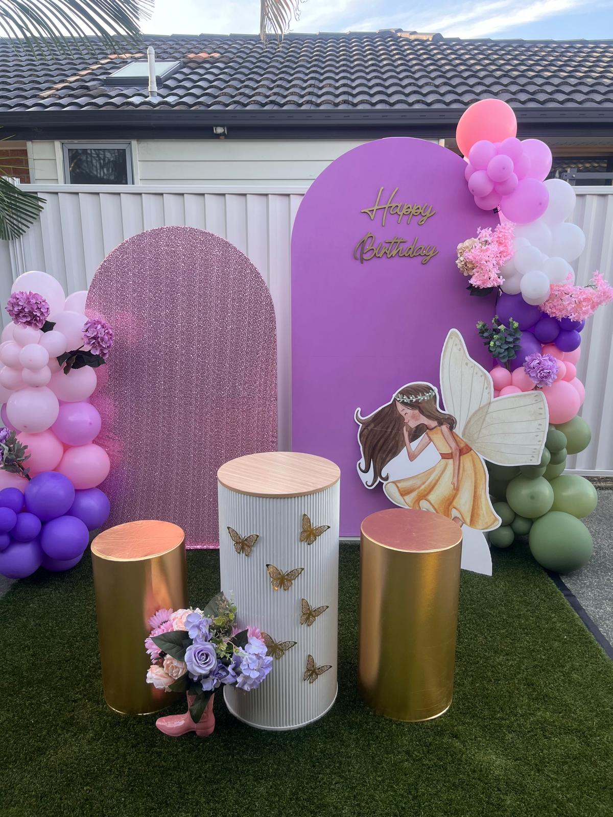 Fairy Blossom Collection balloon backdrop